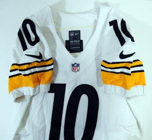 2013 Pittsburgh Steelers Shaw 10 Játék Kiadott Fehér Jersey 44 DP21158 - Aláíratlan NFL Játék Használt Mezek