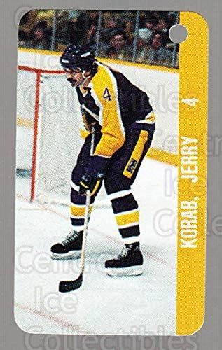 (CI) Los Angeles Kings, Jerry Korab Jégkorong Kártya 1983-84 NHL-Gomb Kategória 50 Los Angeles Kings, Jerry Korab