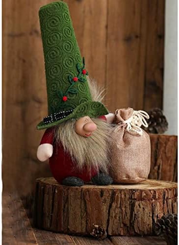 YYoomi Karácsonyi Gnómok Plüss, Kézzel készített Karácsonyi Manó Baba Zsák svéd Törpe Mikulás Figura Skandináv tomte barátja