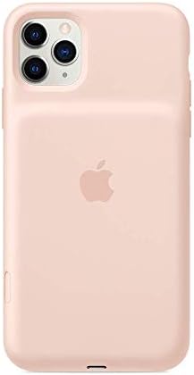 Apple iPhone 11 Pro Max Intelligens Akkumulátor Esetben a Vezeték nélküli Töltés - Rózsaszín Homok