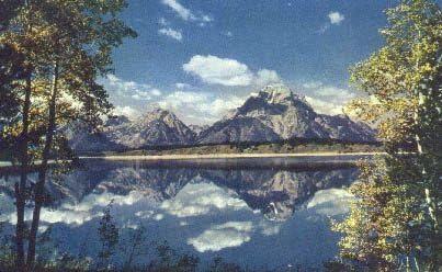 Teton Tartomány, Wyoming Képeslap