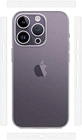 YQODSZ [2 Csomag iPhone 14 Pro Vissza képernyővédő fólia, Teljes Lefedettség Rugalmas PVC Kamera Védő Oldalon Szélét Védő