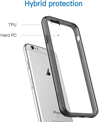 JETech Esetben Kompatibilis az iPhone 6 Plusz iPhone 6-os Plusz 5,5 Hüvelykes, Ütés-Elnyelési Lökhárító Borító, Anti-Karcolás,