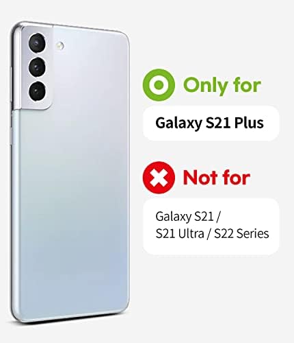 GOOSPERY Galaxy S21 Plusz (6.7 cm), Kristálytiszta Lökhárító Védő tok a Megerősített Sarkok, Ütésálló Slim Hibrid Telefon