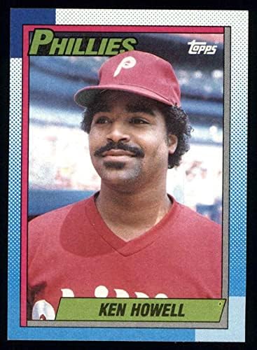 1990 Topps 756 Ken Howell Philadelphia Phillies (Baseball Kártya) NM/MT Phillies