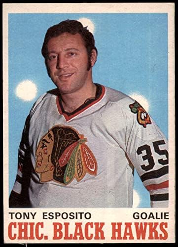 1970 O-Pee-Chee 153 Tony Esposito Chicago Blackhawks (Hoki-Kártya) VG Blackhawks
