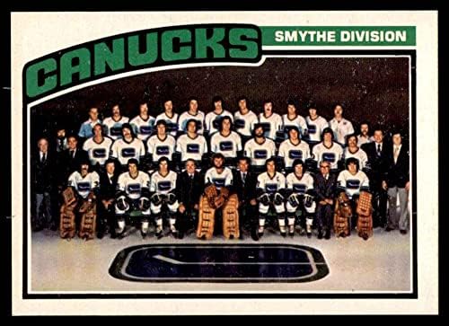 1976 O-Pee-Chee NHL 148 Canucks Csapatát Vancouver Canucks (Hoki-Kártya) NM Canucks