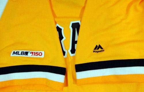 2019 Pittsburgh Pirates Arden Pabst Játék Kibocsátott Sárga trikót 1979 TBTC 150 P - Játék Használt MLB Mezek
