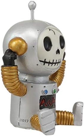 Ebros Ajándék Furrybones Gadget Figura Csuklyás Csontváz Szörnyeteg, Retró, Robot, Gyűjthető Dekoráció Szobor Gótikus MINISZTÉRIUM