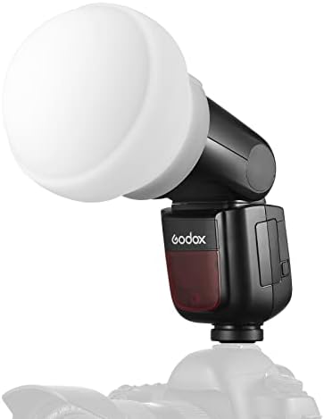 Godox AK-R22 Diffúziós Kupola Vaku Diffúzor Módosító, Összecsukható Lágy Fény Diffúzor a Godox V1 V1-C V1-N V1-S V1-F V1-O