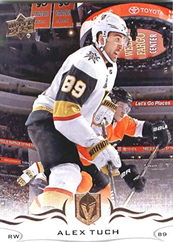 2018-19 Felső szint 178 Alex Tuch Vegas Arany Lovagok NHL Jégkorong Trading Card