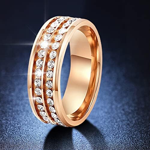 2023 Új Gyűrűk Univerzális, Teljes Sorok a Férfiak, mind a Gyémánt Gyűrűk Két Női Gyűrűk Szerelem Első Gyűrű (Rose Gold,