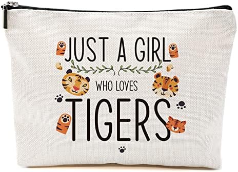 Tigris Smink Táska Tigris Ajándékok Lányoknak, Nőknek Ajándékot Felnőttek Tigris Merch Cuccot állatbarát Állatkert Tenyésztő