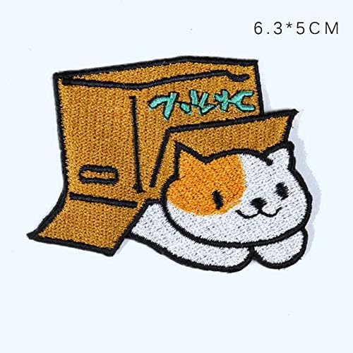 Vicces Rajzfilm Japán Doboz Lucky Cat Vas A Foltok Hímzett Varrni A Foltok Egyéni Taktikai Foltok DIY Farmer, Dzseki, Gyerek