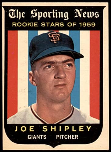 1959 Topps 141 Joe Shipley San Francisco Giants (Baseball Kártya) Dean Kártyák 5 - EX Óriások