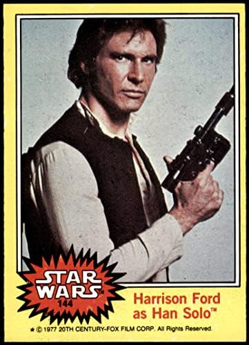 1977 Topps 144 Harrison Ford, mint Han Solo (Kártya) EX/MT