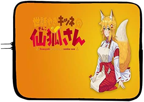 A Hasznos Fox Senko-san Anime Laptop Sleeve Táska w/Mousepad Felület - 15 Hüvelykes Laptop Hüvely Minden Esetben Készülékek,