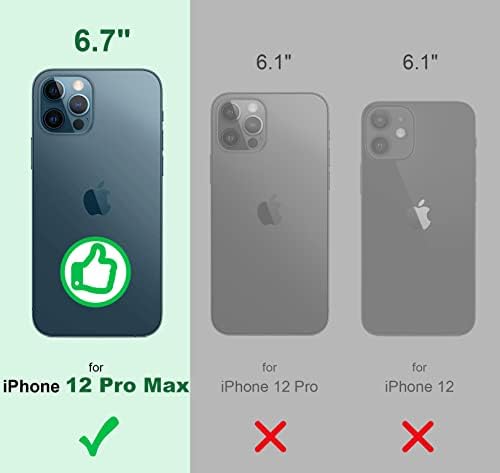 A pajzsok Tervezett iPhone 12 Pro Max Esetben, Minimalista Tárca az Esetben a Kártya Birtokosának [3 Kártya] & Gyűrű Állni,