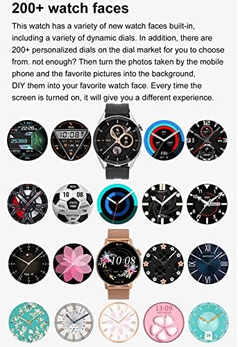 DROOS Smartwatch Android iOS 1.36, Teljes Képernyő,Bluetooth Hívás, GPS Track, Stopper,Zene Vezérlés Lépésszámláló, IP68