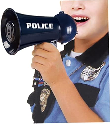 ibasenice Hangszóró Cosplay Útmutató Hang Hangszóró Játékszer Hordozható Rendőrség Szerepe Vicces Fiú Váltó Mikrofon Gyermek,