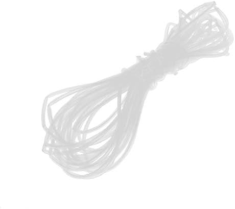 X-mosás ragályos 16.4 Ft Hosszúságú 0,6 mm, Belső Átm Szigetelt Hő Shrink Tube Sleeve Wire Wrap Tiszta(16.4 pitét, de longitud,