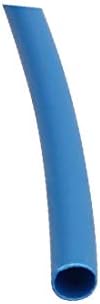 X-mosás ragályos Poliolefin Hő Zsugorodó Cső vezetékek Hüvely 15 Méter Hosszú, 1,5 mm, Belső Átm Kék(Manicotto per cavi termorestringibili