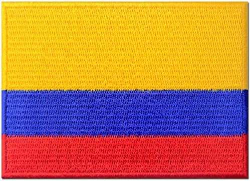 Kolumbia Zászló Hímzett Javítás Kolumbiai Vasalót Varrni A Nemzeti Jelkép