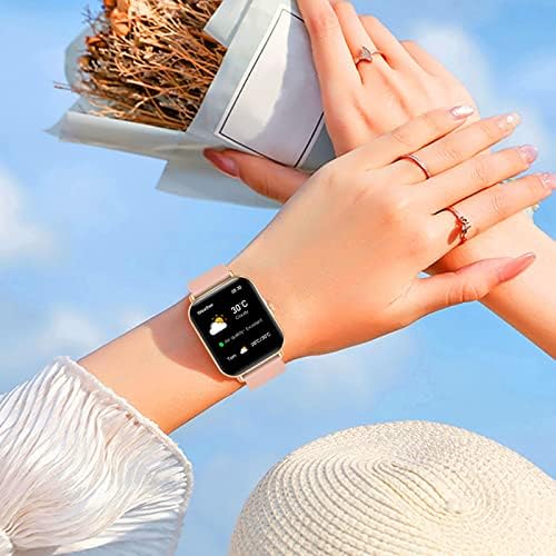 SHILONG Bluetooth Divat Smartwatch - 2023 Frissítés Vércukorszint Ellenőrzése Smartwatch, Intelligens Karóra Fitness Tracker,