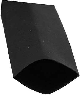X-mosás ragályos Poliolefin-15mm Átmérőjű Hő-Cső Zsugorodó Cső 8.2 Ft Hossz, Fekete(Tubo termoretraibile con tubo di calore