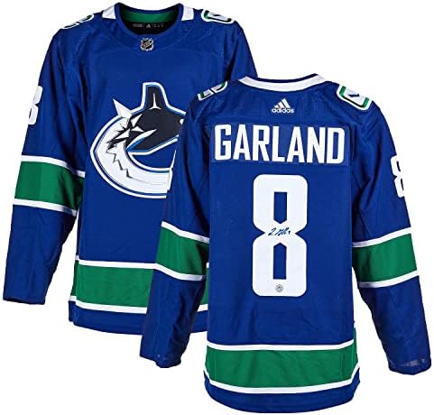 Conor Garland Vancouver Canucks Dedikált Adidas Jersey - Dedikált NHL-Mezek