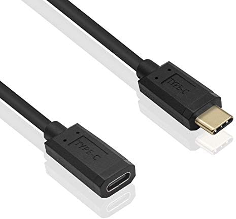 Poyiccot Tekercselt USB-C Hosszabbító Kábel, USB C Spirál Kábel, 10 gbps USB C Típusú Hosszabbító Kábel Spirál, Tavaszi Spirál