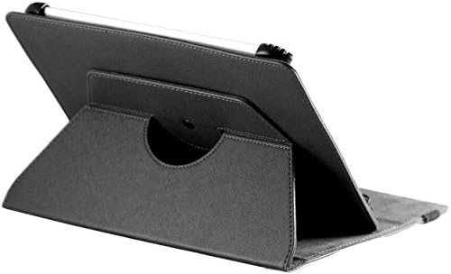 Navitech Fekete Esetében 360 Forgási Állni & Stylus Kompatibilis az Asus ZenPad S 8.0 (Z580C) 7 Tablet