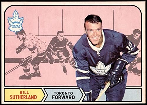 1968 O-Pee-Chee 196 Bill Sutherland Maple Leafs (Hoki-Kártya) EX/MT Maple Leafs