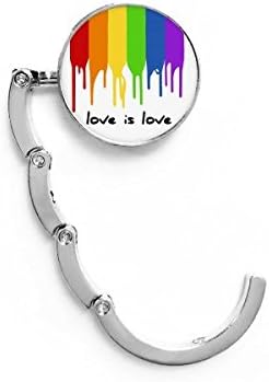 A szerelem az szerelem LMBT Szivárvány Színű Táblázat Horog Díszes Csattal Kiterjesztését Összecsukható Fogas