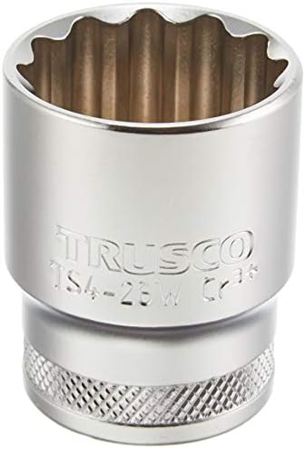TRUSCO TS4-14W Aljzat (0.5 hüvelyk (12 mm) Behelyezés a Szög a 0, 5 hüvelykes (12,7 mm) Ellenkező Oldalon 0.6 inch (14 mm)