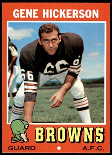 1971 Topps 36 Gén Hickerson Cleveland Browns-FB (Foci Kártya) NM Browns-FB Ole Miss