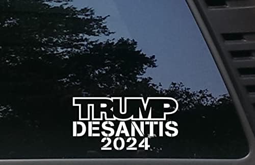 Trump Desantis 2024-7 x 3 1/2 die Vágott Vinyl Matrica/Matrica Windows, Autók, JDM, Teherautók, Lökhárítók, Eszköz, Dobozok,