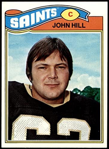 1977 Topps 117 John Hill, New Orleans Saints (Foci Kártya) NM Szentek Lehigh