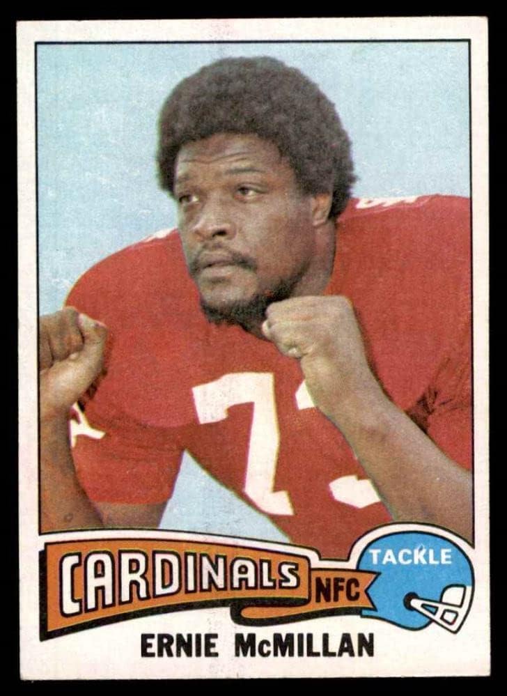 1975 Topps 344 Ernie McMillan St. Louis Cardinals-FB (Foci Kártya) EX/MT+ Cardinals-FB Illinois