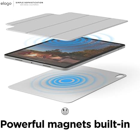 elago Mágneses Folio tok iPad 10 Generáció - hátlap lehet Csatolni Fém Anyagok, Kompatibilis Apple Ceruza elago van tolltartó
