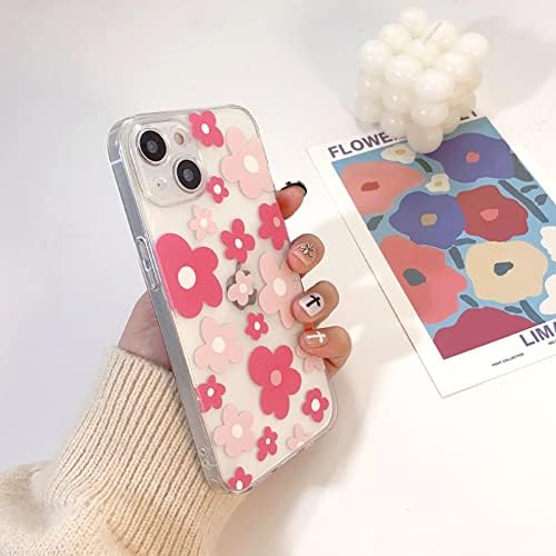 Lovmooful Kompatibilis iPhone 13 Esetben Aranyos Világos, Virág, Virágos, Színes Design, a Lányok, a Nők Puha TPU Ütésálló