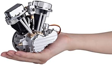 MOCDIY Motor Modell, CISON FG-VT9 9cc V-Típusú kéthengeres négyütemű léghűtéses benzinmotor Motor Motor a Belső Égésű Motor