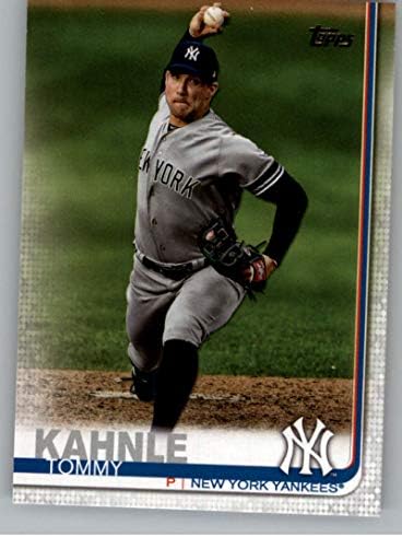 2019 Topps Frissítés (Sorozat, 3) US161 Tommy Kahnle New York Yankees Hivatalos Baseball Trading Card