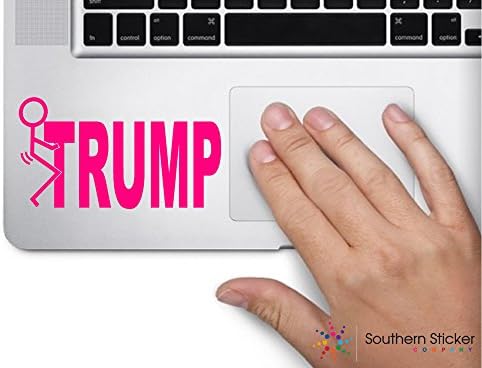 Dél-Matrica Cég Stickman Fasz Trump 4x2 Rózsaszín Vicces Figura Humor Politika Kormány Elnök az Egyesült Államok Amerika