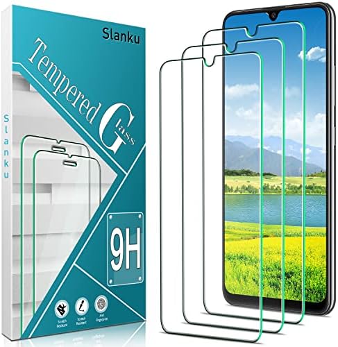 Slanku [3 CSOMAG Samsung Galaxy A32 4G képernyővédő fólia, Edzett Üveg, HD Üveg képernyővédő fólia Samsung Galaxy A32 4G,