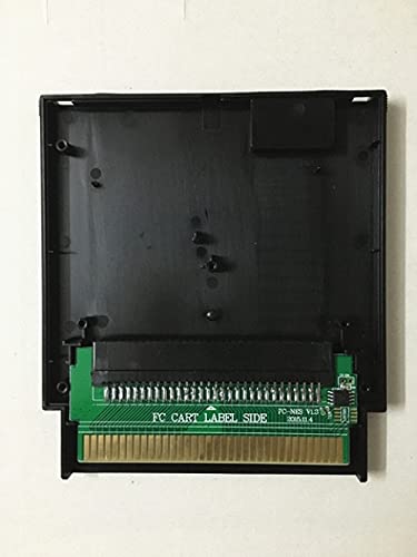 Aditi 72 Csapok Játék Patron Csere Műanyag Shell For NES (Fekete)