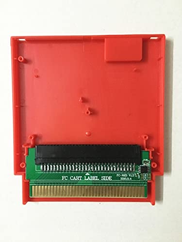 Aditi 72 Csapok Játék Patron Csere Műanyag Shell For NES (Piros)