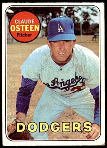 1969 Topps 528 Claude Osteen Los Angeles Dodgers (Baseball Kártya) VG Dodgers