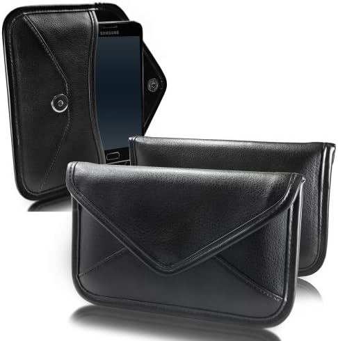 BoxWave Esetben Kompatibilis Oppo K1 (a bíróság által BoxWave) - Elite Leather Messenger, Táska, műbőr tok Boríték Design