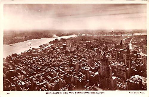 Dél-Keleti nézet New York City, New York-i képeslap